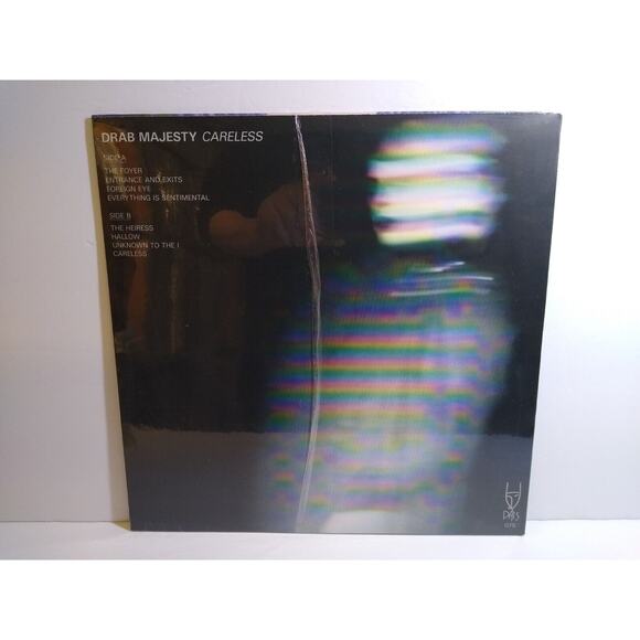 Drab Majesty Careless Pink Splatter Vinyl LP Record Post-Punk Goth Sealed Rare - Picture 3 of 4